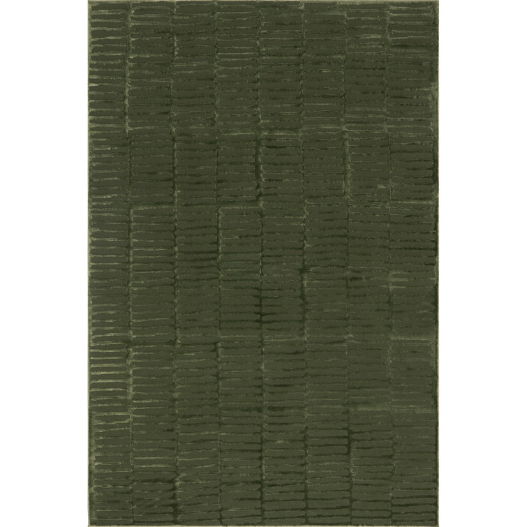 Tapis géométrique lavable à la machine