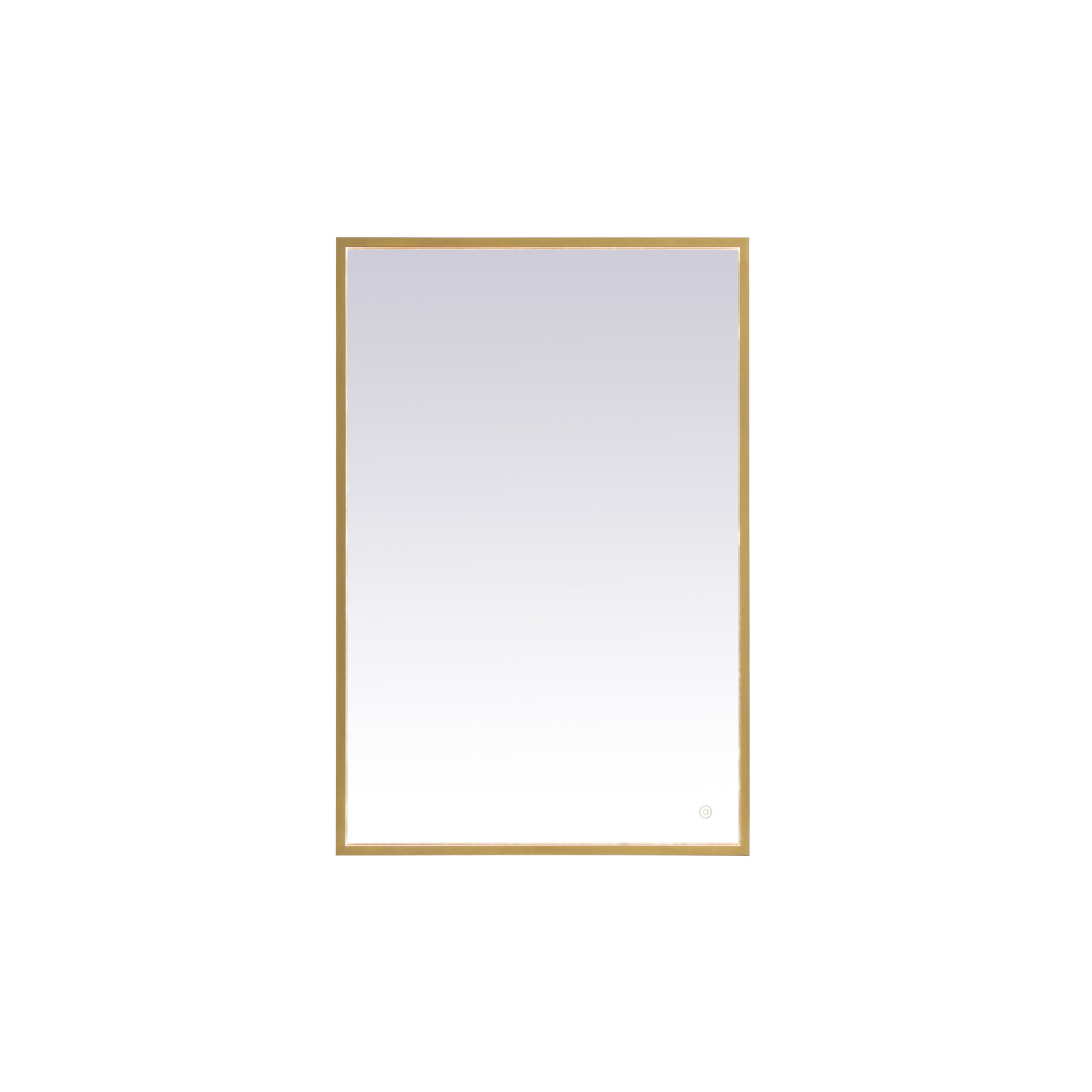 Piche Aluminum Mirror, Brass, 27" x 40"