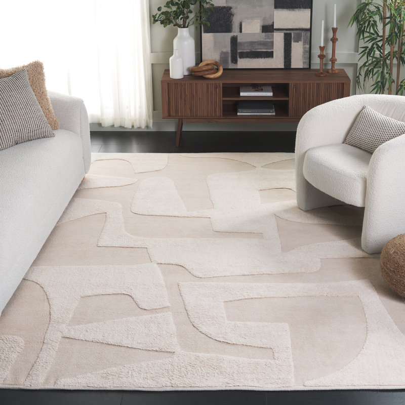 Tapis ivoire Sarya 790, Rectangle 9 pi x 12 pi