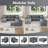 9pcs Compression Modular Flexible Combination Sectional-223029038
