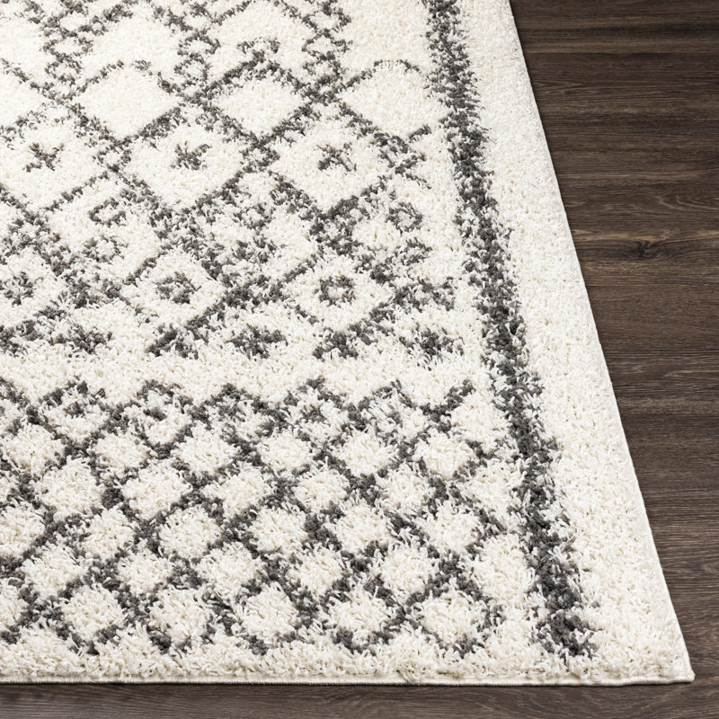 Geometric Indoor Rug, Rectangle 6'7" x 9'