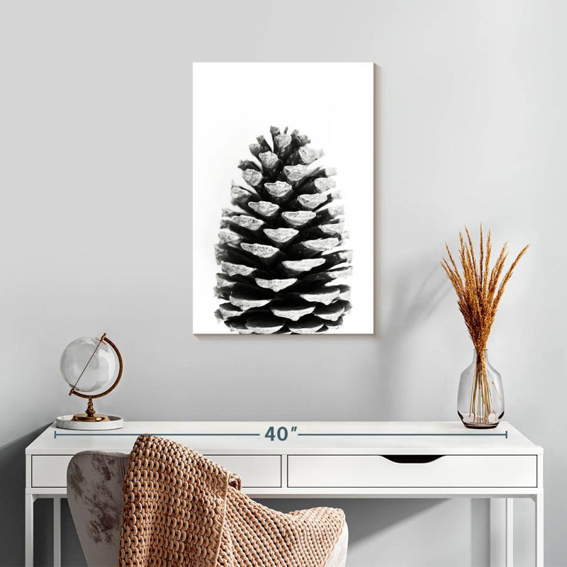 Harnek Pine Cone BW, 24" H x 16" W