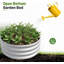 Ensemble de lit surélevé pour jardin - Jardin surélevé en métal pour jardinières, légumes et herbes-1932488808