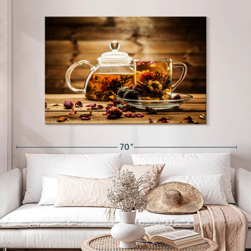 Yarlin Floral Tea, 34" H x 51" W