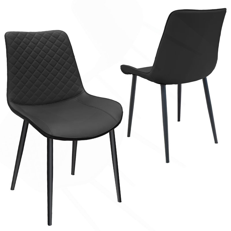 Chaise en polyuréthane avec pieds en métal, 2