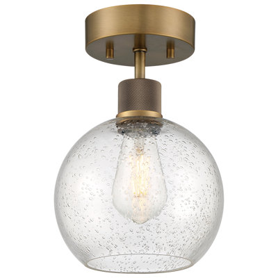 Southglenn Glass Semi Flush Mount