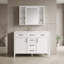 Armoire de meuble-lavabo 48 po avec comptoir en composite, 4 tiroirs et tablettes réglables-133421982