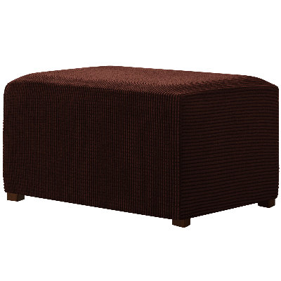 Box Cushion Ottoman Slipcover