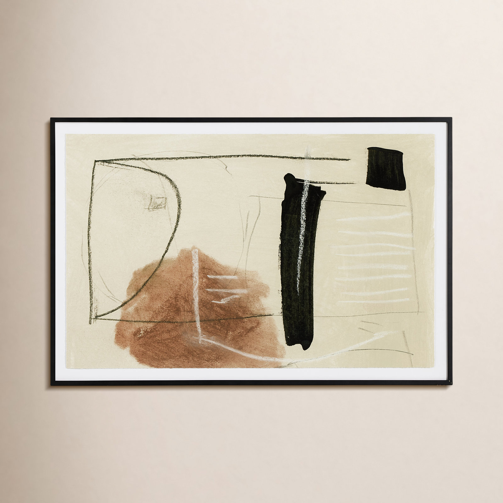 Combine by Dan Hobday, 40" H x 60" W, Black Maple