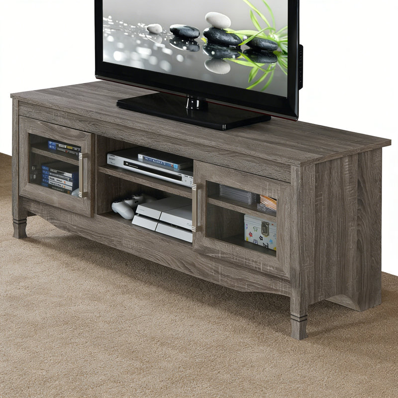 Meuble télé gris en bois flotté