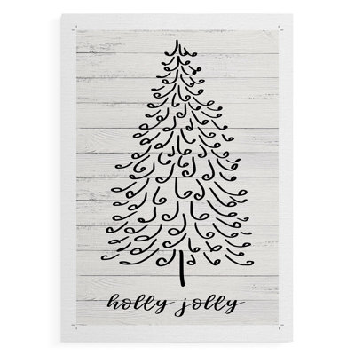 Holly Jolly - Impression sur toile seulement - NON CADRE