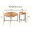 Ensemble de tables basses 31,4 po-1398250099