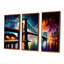Pont de Brooklyn coloré, ensemble d'art mural sur toile Cityscapes-1842025984-1842025997