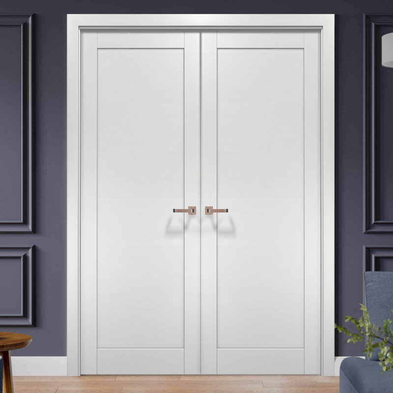 Portes planètes standard en bois Planum, 64 po x 80 po