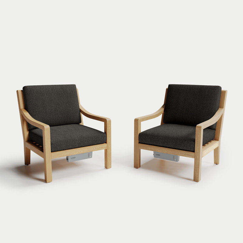 Solerno Heated Chair, Carbon
