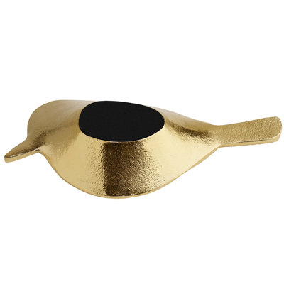 Assiette décorative et plateau en aluminium Golden Meadow Bird