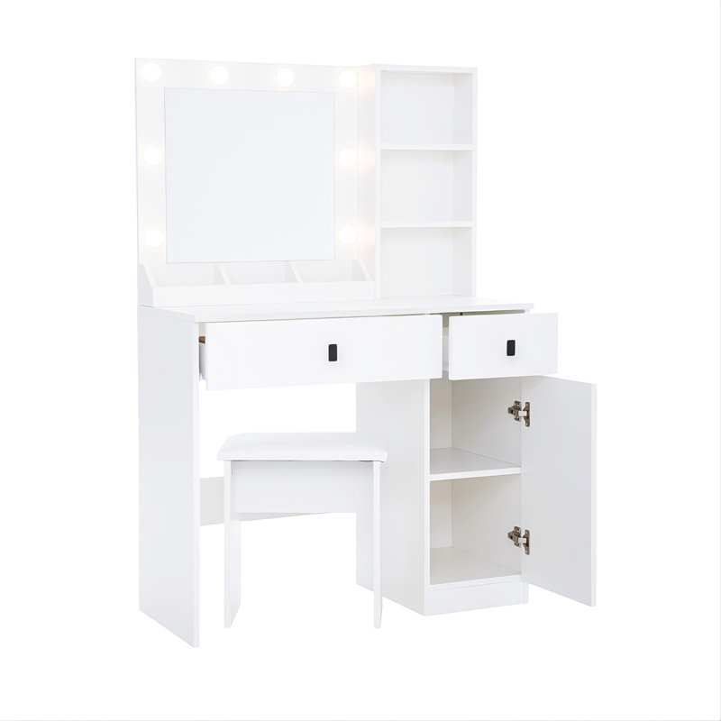Vanity Desk With Lights