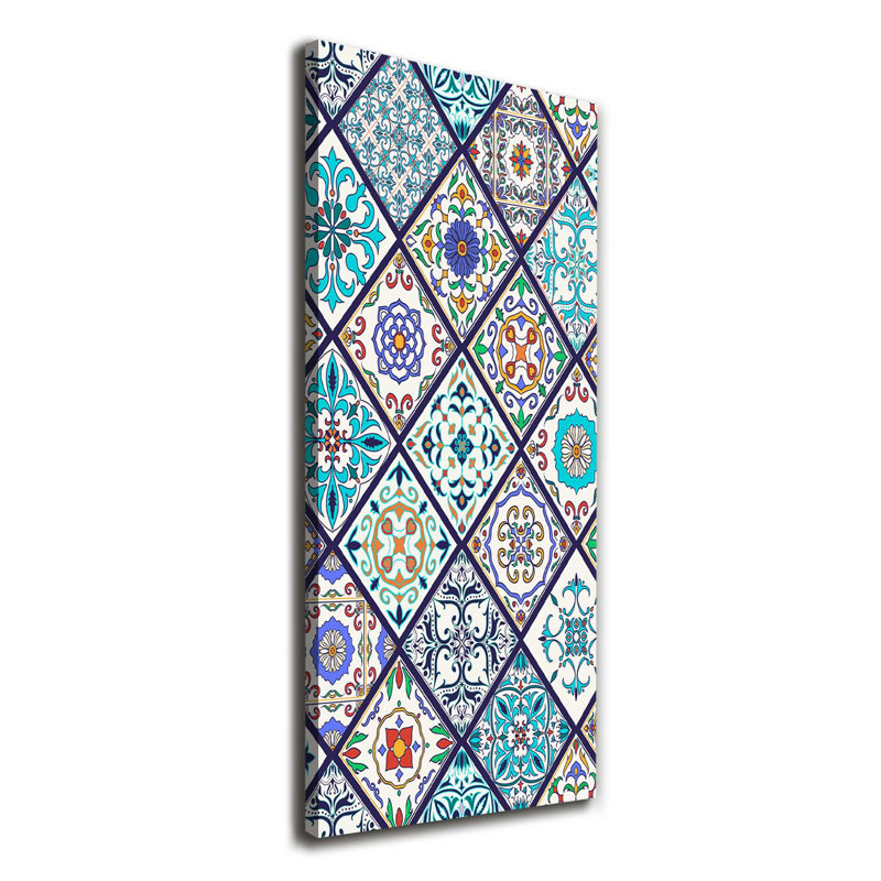 Ceramic Tiles - Wrapped Canvas Print