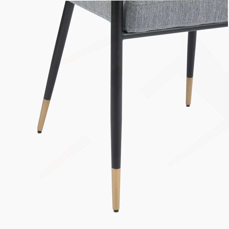 Chaise rembourrée Modern, Gris