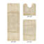 Ensemble de tapis pour salle de bain 3 pièces 100% coton 2155 g / m² Merkle, certifié OEKO-TEX®, envers en latex antidérapant, touffeté moelleux, super absorbant et lavable à la machine pour salle de bain, douche et baignoire, sable-1219724987-1268251127