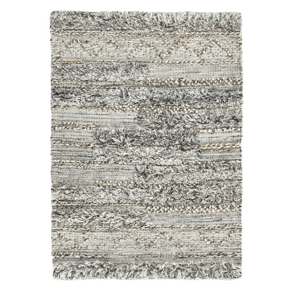 Villa by Classic Home Fallon Abstract Area Rug in Gray | Perigold