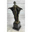 Sculpture femme semi-nue en bronze