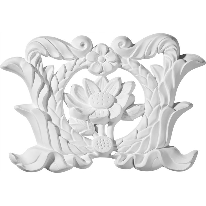 Emery 5.5'' H x 8.12'' W x 0.75'' D Urethane Onlay Scroll