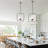 Modern Dimmable Glass Bubble Sphere Chandelier, Dia 15"-1908681390-1908681393