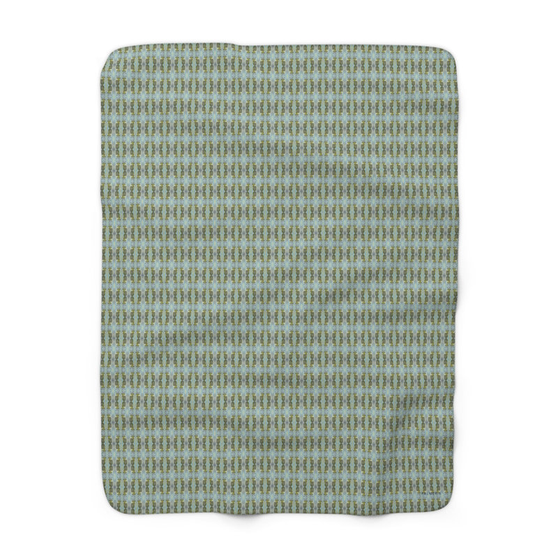 Jeté en molleton Sherpa - Motif Tuba