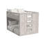 Lit superposé double en bois massif Cohn-1599773316-1599773314