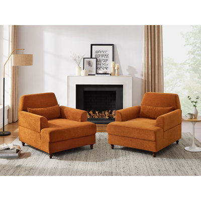 Chaise longue d'intérieur Grasen, ensemble de 2