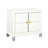 Side Table, Nightstand With Acrylic Front Legs
