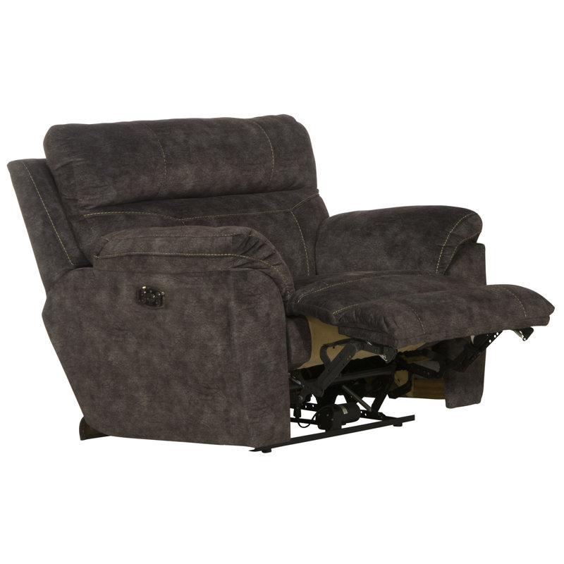 Fauteuil inclinable standard Ameja, 100 % polyester fumée, Oui