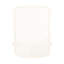 Chaises d'été - Fer blanc mat empilable, l 25,97 po x P 22,15 po, chaise en fer 7,59 lb Comfort Time