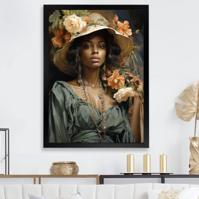 Harlem Renaissance Reverie Woman I, reproduction d'art sur toile