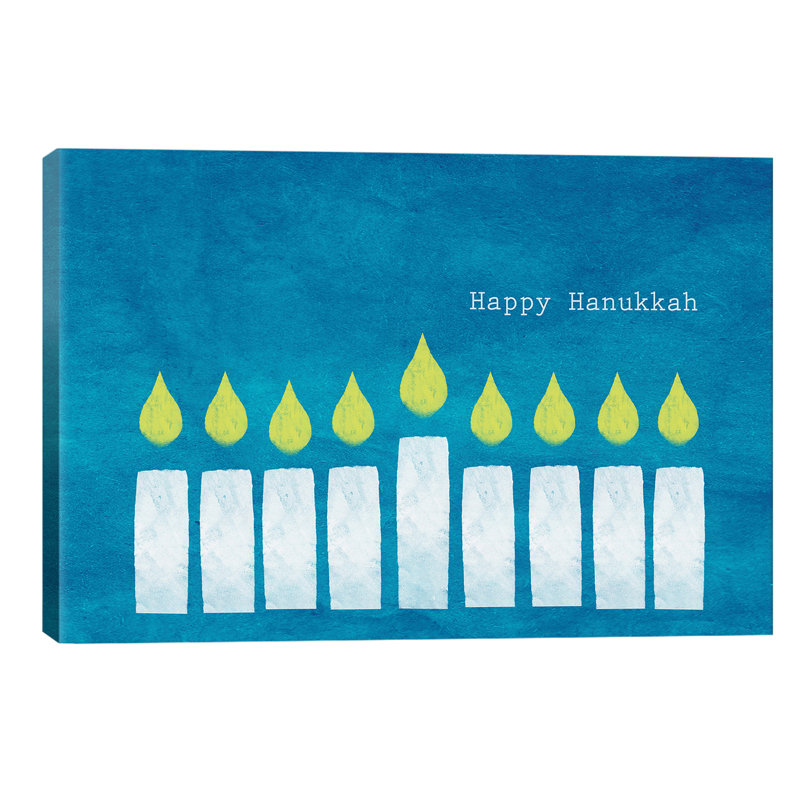 Menorah by Linda Woods - Wrapped Canvas Print, 66.04 cm H x 45.72 cm W x 1.91 cm D