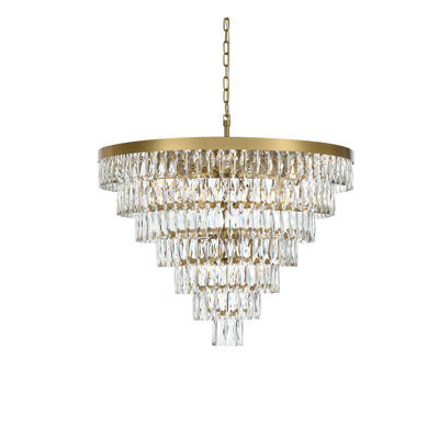 Iva 32 inch Round Chandelier 
