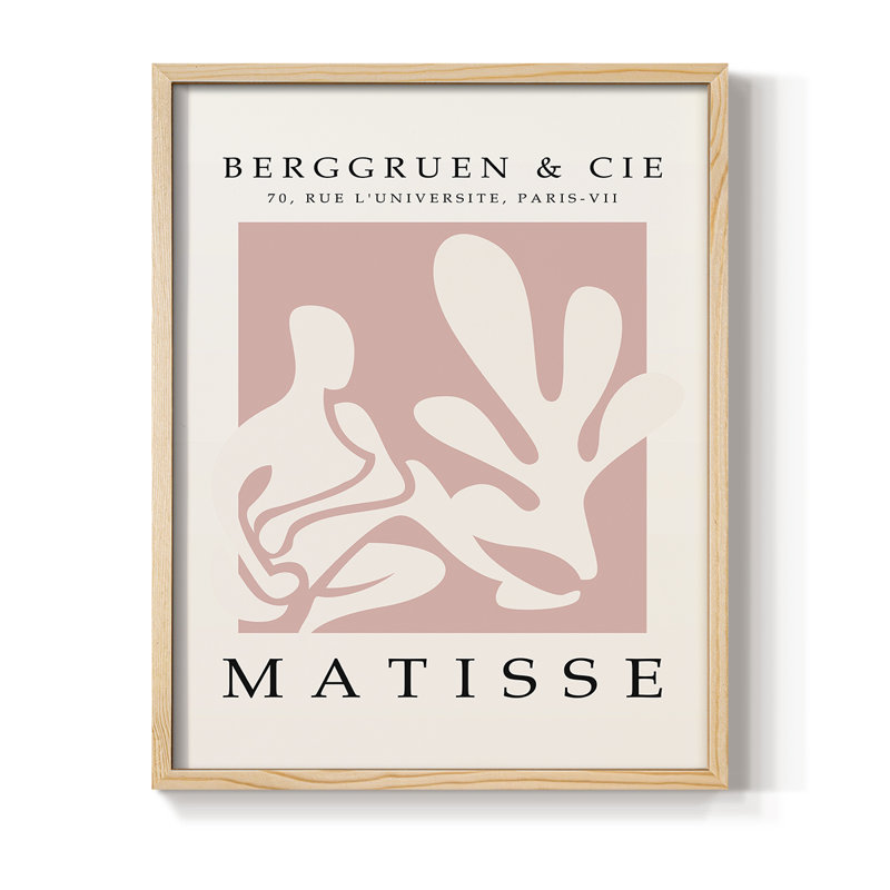 Matisse Cxxxi, reproduction d'art encadrée - bois massif