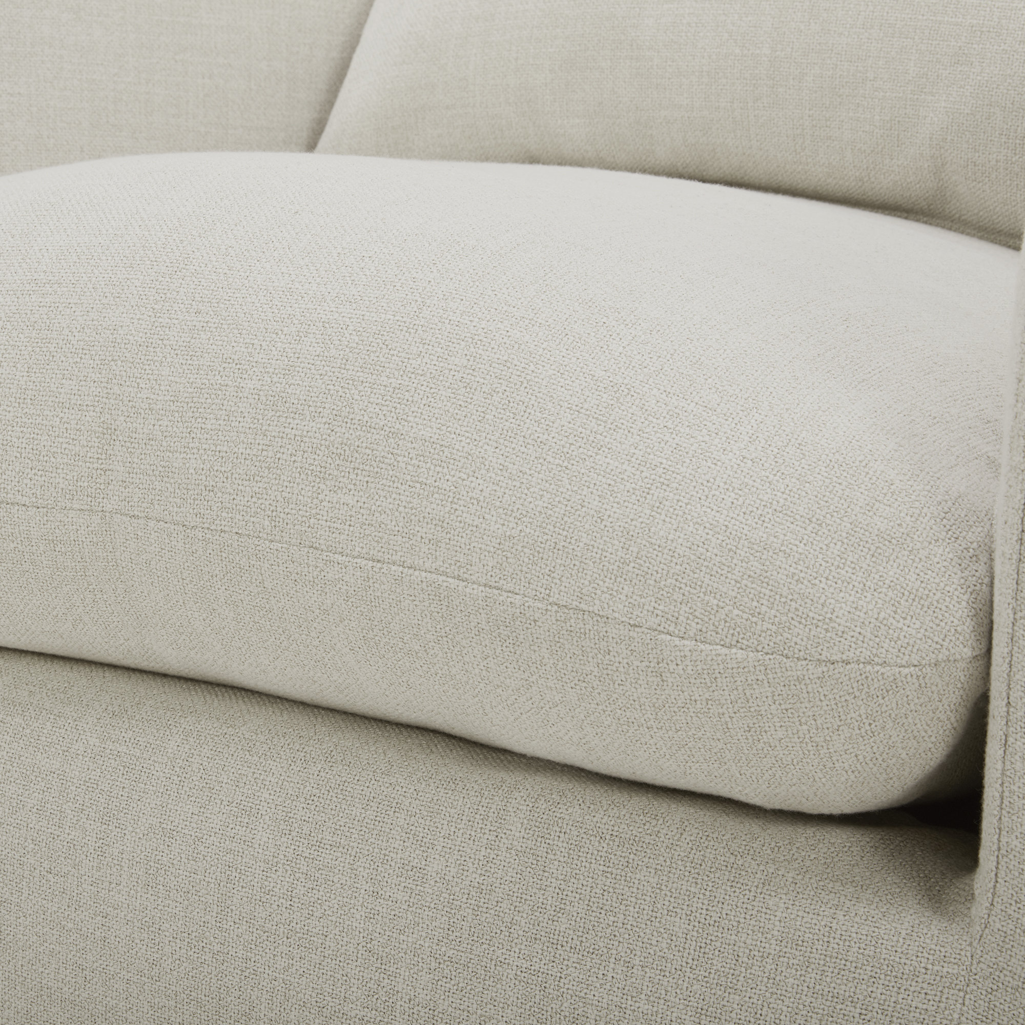 Menta Upholstered Swivel Accent Chair, Effie Linen Performance Linen