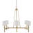 Elegenza Antique Gold 6 Light Chandelier-106588732