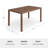 Martha Stewart Bedford All-Weather Patio Set With 62" Table And 6 Stackable Dining Chairs-109713935