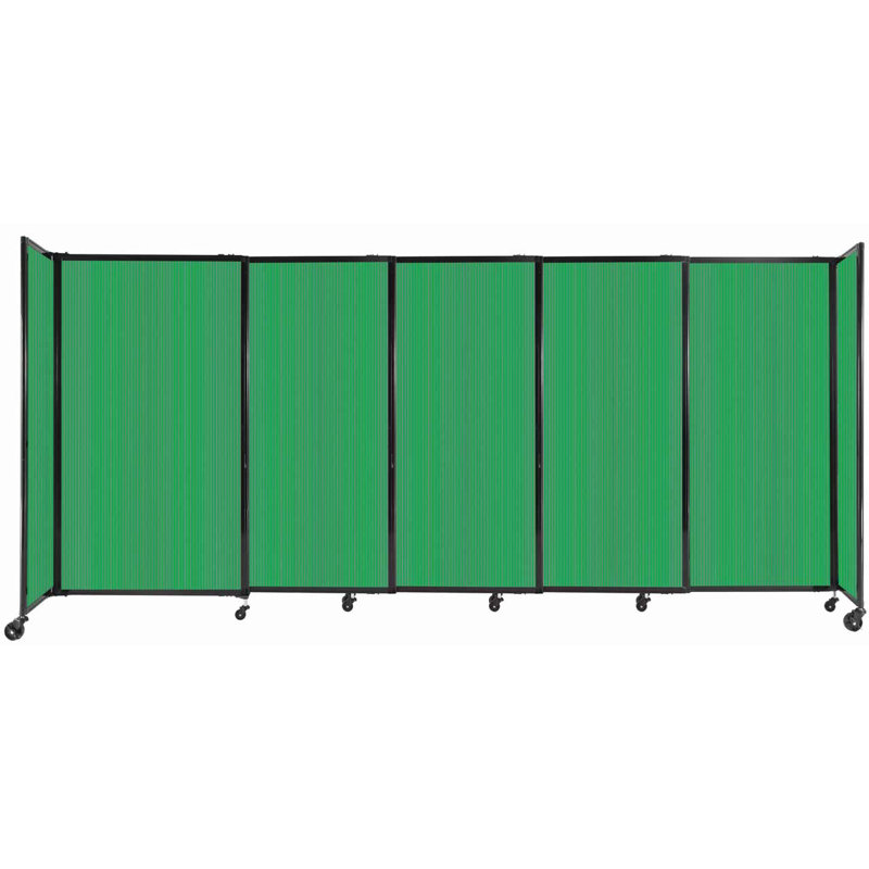 Cloison murale en polycarbonate 360, H 60 po x l 135 po x P 1 po, Vert