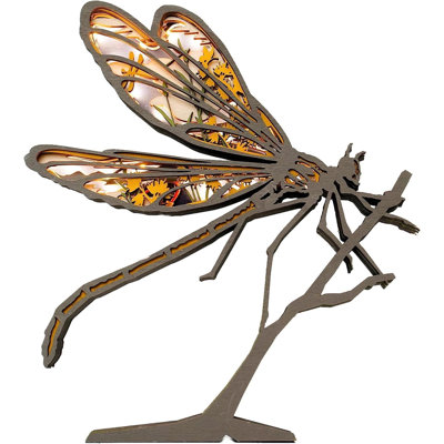 Wood Carving Animal Sculpture Night Light