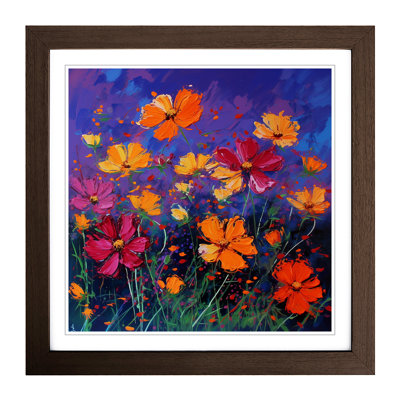 Cosmos Fauvism - Framed Print