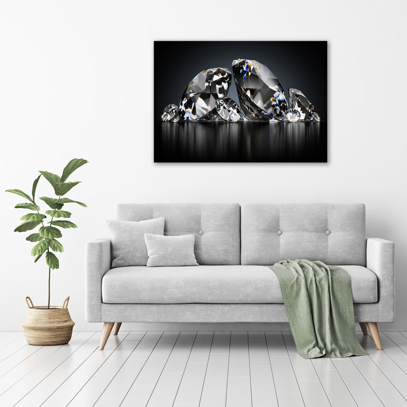 Diamonds - Wrapped Canvas Print