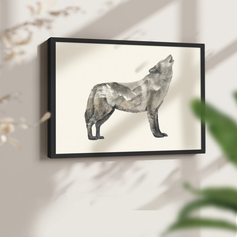 The Wilderness V -Framed Print - Restickable, H 11 po x l 14 po, Noir, noir, noir, noir