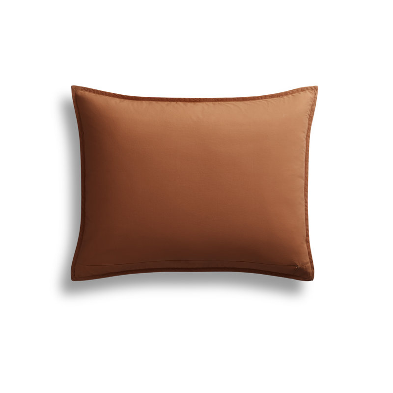 Ester Bedding Set, Queen Quilt + 2 Queen Shams, Tomato