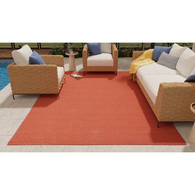 Tito Flatweave Indoor/Outdoor Area Rug, Rectangle 8' x 10'