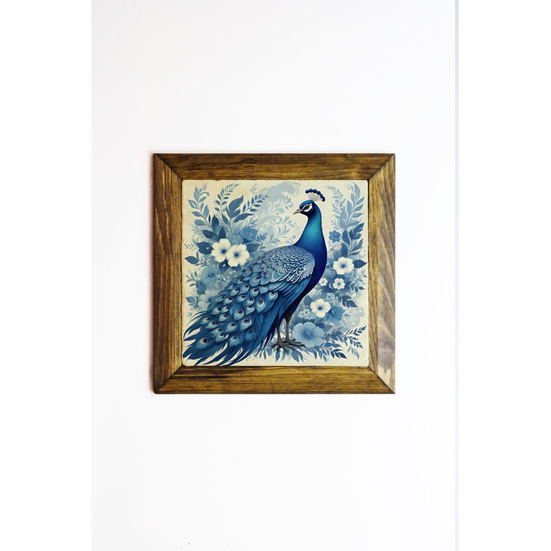 Élégante peinture encadrée décorative, art 100% pierre, 6,1 x 6,1 pouces | Cadre en bois de qualité supérieure, épaisseur: 0,8 po | Imprimé UV pour des couleurs éclatantes | Parfait pour la décoration intérieure, le salon et le bureau