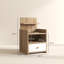 Bevus 40cm W Manufactured Wood Bedside Table